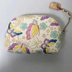 姫路革細工 花柄 小銭入れ 小物入れ ポーチ 伝統 工芸 小物 ケース 可愛い