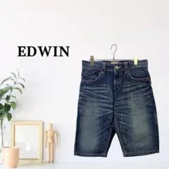 zk344【M】EDWIN ヴィンテージ ショートパンツ デニム 加工