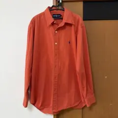 ラルフローレン　シャツ　L オレンジ