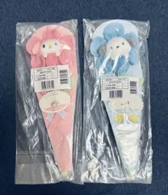 【新品未開封】フラワーマスコット マイメロディー、ポチャッコ