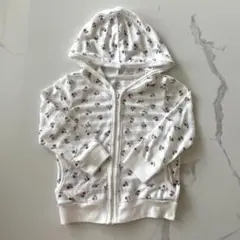 ベビー パーカー 花柄 90cm 薄手