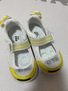 IFANE 155.5ホワイト/イエロー 上履きシューズ