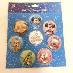【35周年限定♪】東京ディズニーリゾート 缶バッジセット