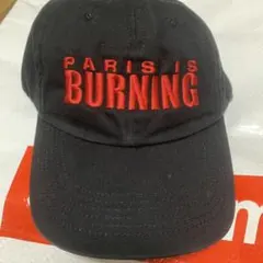 26ss Supreme Paris Is Burning キャップ ブラック - メルカリ