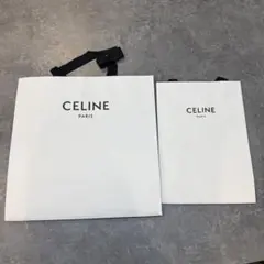 【最安】セリーヌ　CELINE ショップ袋　ショッパー　紙袋　2点のサムネイル