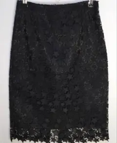 レースタイトスカート2点 ブラック&水色 LOULOU WILLOUGHBY