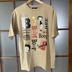 Betty Boop Tシャツ ベージュ M