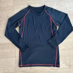 FIBER HEAT メンズ 長袖 インナー ブラック L