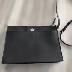 【NY店舗購入品】kate spade ブラックショルダーバッグ