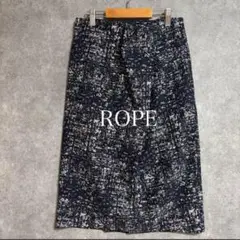 ROPE（ロペ）膝丈 スカート 総柄