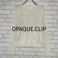 OPAQUE.CLIP オペークドットクリップ シアー ベロア トップス ♣︎