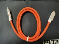 Thunderbolt 5 Type C全機能ケーブル 1m 高耐久ナイロン編組