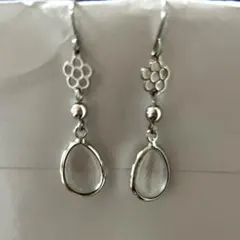 マリークワント★クリアフックピアス★④