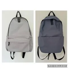 リュック2個セット(無印良品 肩の負担を軽くする、ケユカ 撥水ライトシェル)