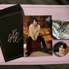 ストレイキッズ/ポップアップ/Xmas/アイエン/ラントレ＆缶バッジ2点セット