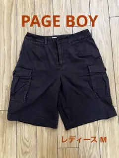 カーゴショートパンツ PAGE BOY ダークブラウン レディースM 夏フェスのサムネイル