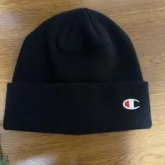 Champion 黒 ニット帽