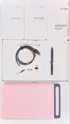 【美品】（希少ピンク） XPPen ペンタブ Deco LW ワイヤレス 本体