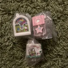 サンリオキャラクターズ レトロミニチュアチャーム２　　3点セット