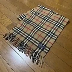 Burberrys バーバリー チェック柄 カシミヤ100% マフラー ベージュのサムネイル
