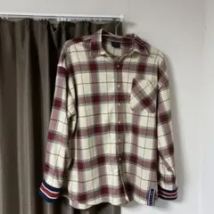 RMTCRW Mサイズ チェック柄長袖シャツ