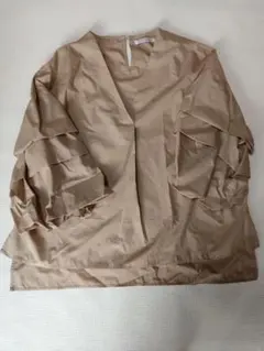 Kobe Lettuce ベージュ 五分袖シャツ