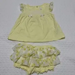 【GW前値下げ】bebe reduction べべ　M（80〜90）黄色　花柄