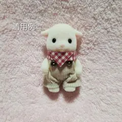 赤ちゃんお洋服　コーデュロイサロペット•バンダナセットチェック赤色ライトベージュ