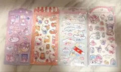 【正規品】ジュエルマシュマロステッカー　サンリオ4種 【最安値】
