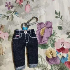 デニムキーホルダー