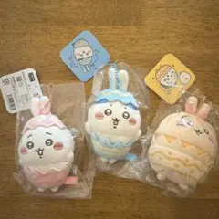 そろそろイースターなマスコット　ちいかわ　ハチワレ　うさぎ　3点セット