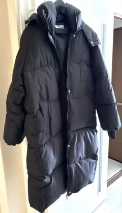 ユニセックスダウンロングコート
