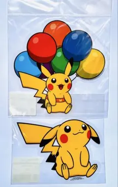 そらをとぶピカチュウ たれ耳ピカチュウ ステッカー 2010年 ポケモンセンター