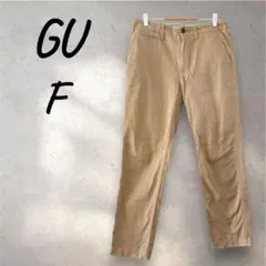 GU ジーユー メンズ チノパン ベージュパン 321-314439 綿 F