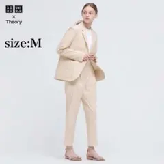 UNIQLO×Theory 感動ジャケット・タックイージーパンツセットアップ M
