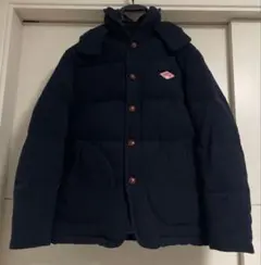 【再出品】DANTON ダウンジャケット ネイビー 40