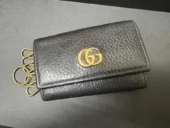 GUCCI | グッチ GGマーモント 6連キーケース 456118 ブラック