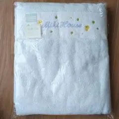 新品　ミキハウス　タオルケット　甘撚り糸