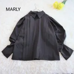 MOUSSY リボンブラウス サテンキャミソール セット ブラック シアー 