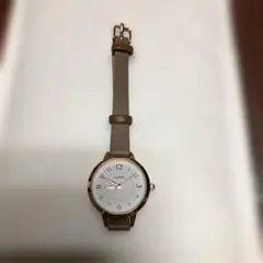 Dattuo アナログ時計 ブラウン