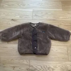 ブラウン フリースジャケット 80サイズ