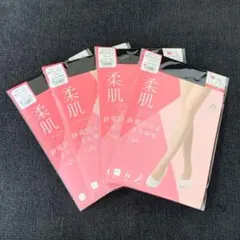 Frifla 日本製　柔肌　優しいタッチ　ゾッキ　ストッキング　M～L 4足