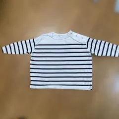 ストライプ柄 ７部丈長袖カットソー