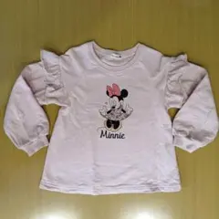 ブランシェス　ミニー　袖フリル長袖トレーナー