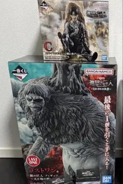 進撃の巨人 一番くじラストワン 獣の巨人 リヴァイフィギュア - メルカリ