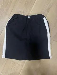 MPS 黒色スカート サイド白ライン