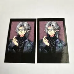 あくねこ 悪魔執事と黒い猫 バレンタインチェキ風カード シロ