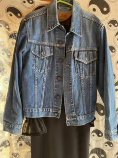今なら価格交渉可能男女兼用Levi'sデニムジャケットMカジュアル流行フェミニン