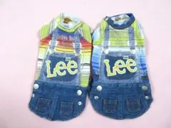 ペットパラダイス　DSSサイズ　胴回り32㎝　Lee　ボーダーワンピ　2枚セット