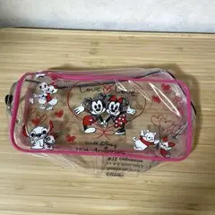 ディズニー キャラクター　透明ポーチ
